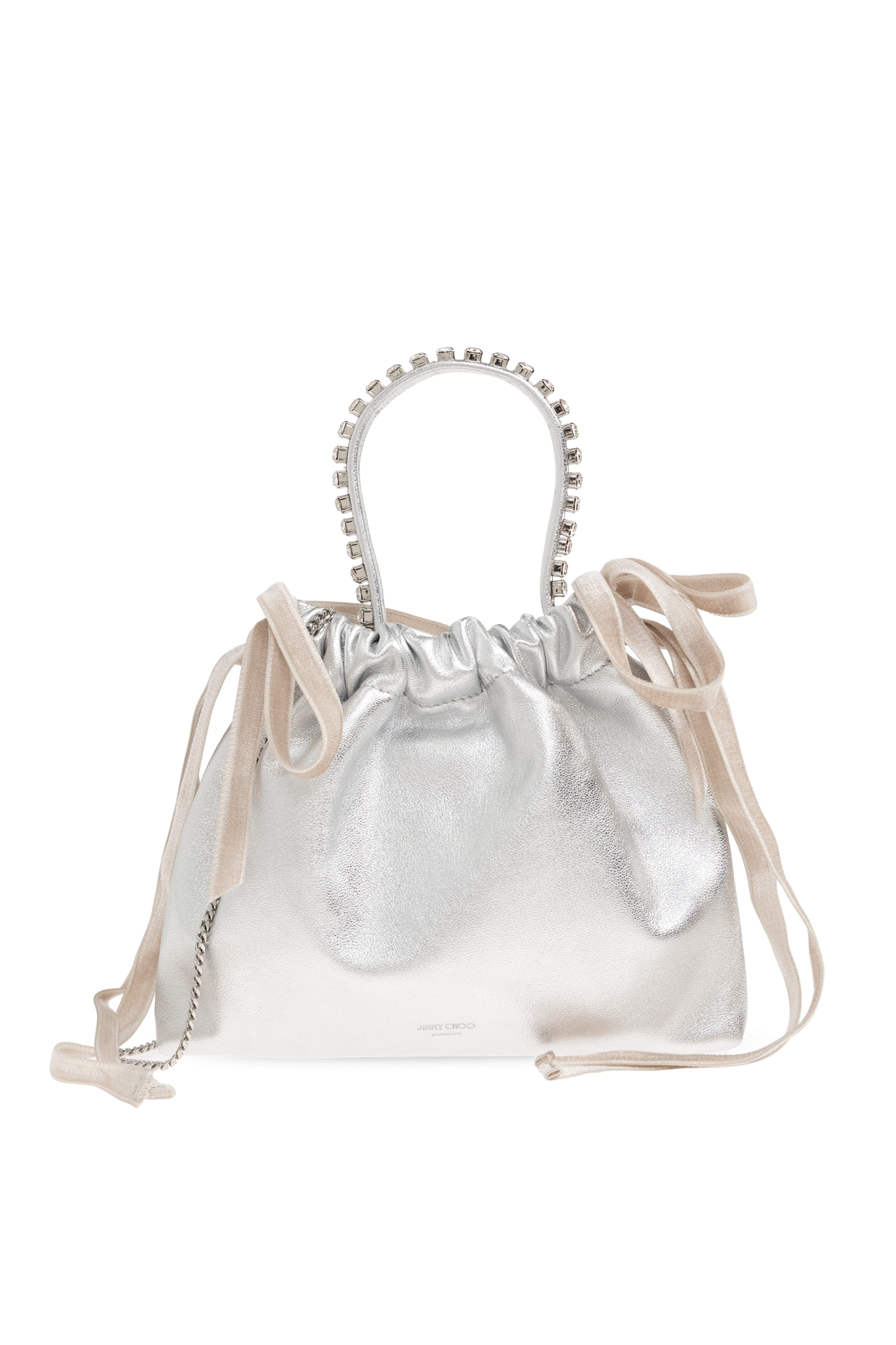専用品JIMMY CHOO 10周年記念限定 シルバー 2WAY ハンドバッグ Jimmy Choo Handbag `Drawstring Mini` | Women's | Vitkac